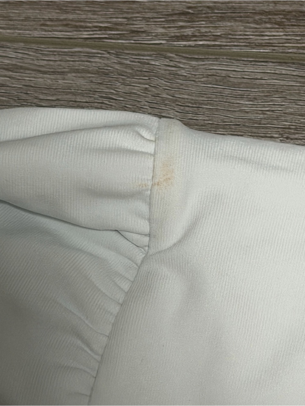 Aritzia Contour Off-Shoulder White Women's Top - Picture 3 of 4